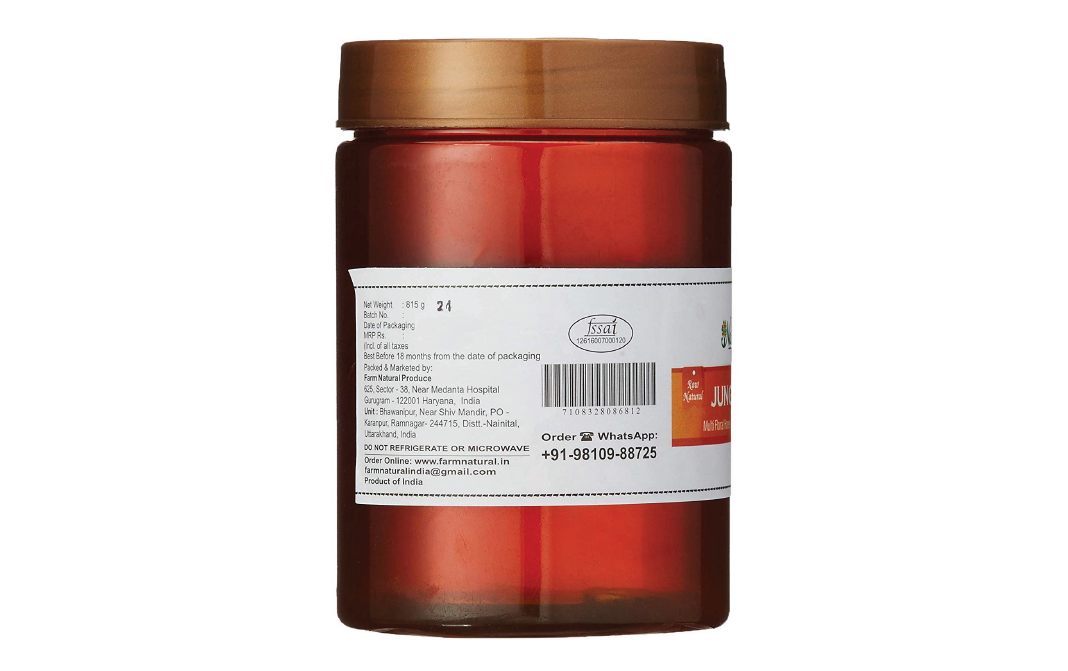 Farm Naturelle Jungle Honey    Plastic Jar  815 grams